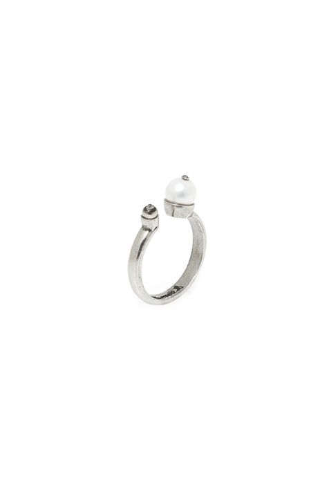 Anel Strass Prata Boho