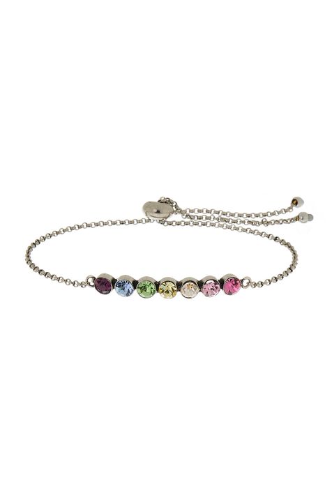 Pulseira Slim Royal Color Classics Prata Boho