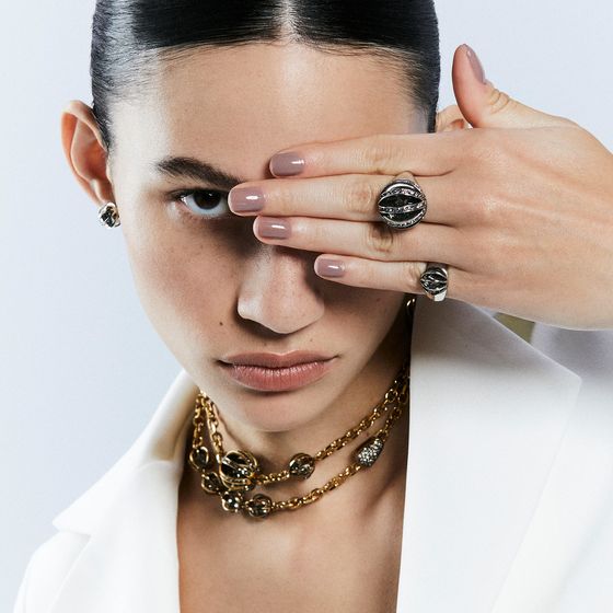 anel Maxi Orbe Prata Boho