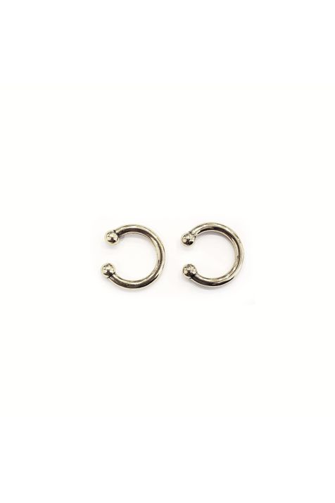 Kit Piercing Argolinha Prata Boho