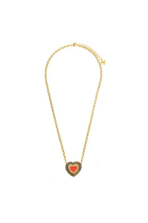 Colar Love & Freedom Flowers Ouro Vintage