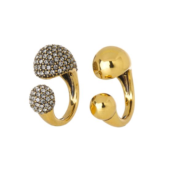 KIT-AN-ESFERAS-PARADOXO-OURO-VINTAGE-HECTOR-ALBERTAZZ