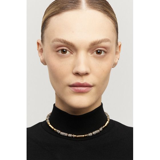 CHOKER-DUO-PARADOXO-OURO-VINTAGE-HECTOT-ALBERTAZZI