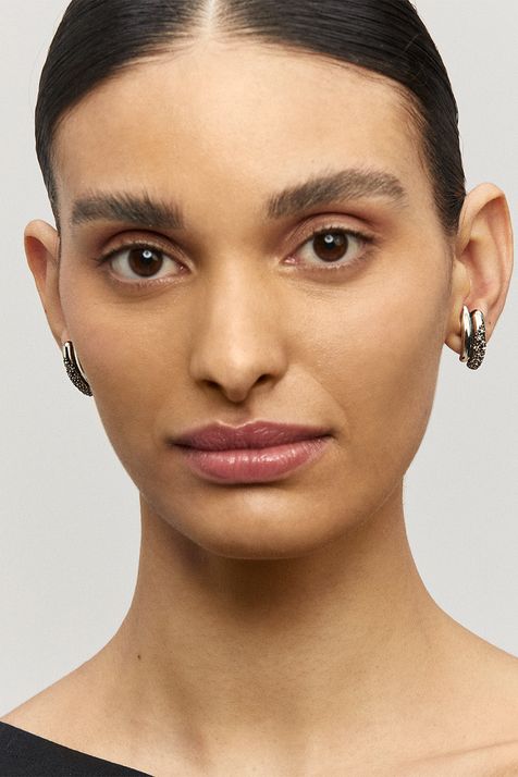 Brinco Stud Paradoxo Prata Boho