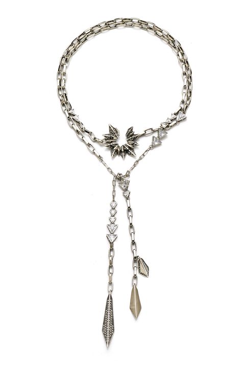 Colar Tie Euforia Prata Boho