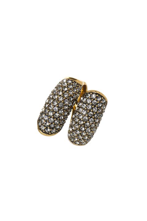 Anel Strass Fascínio Ouro Vintage P