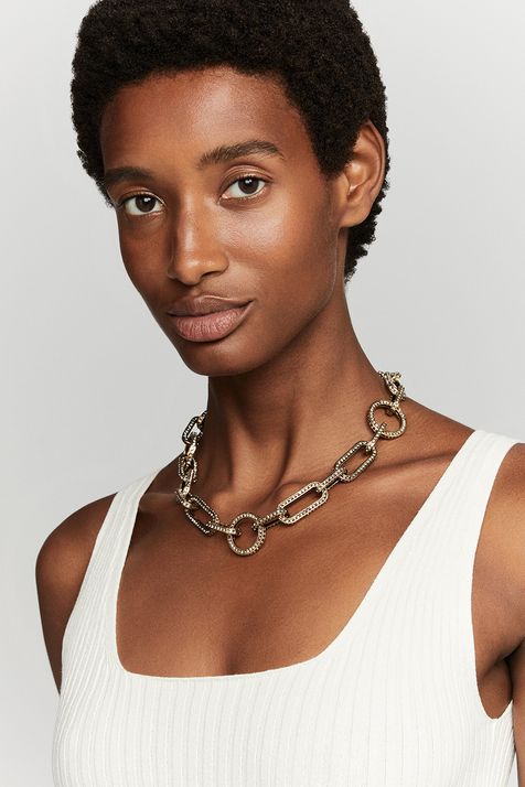 Choker Style Ouro Vintage