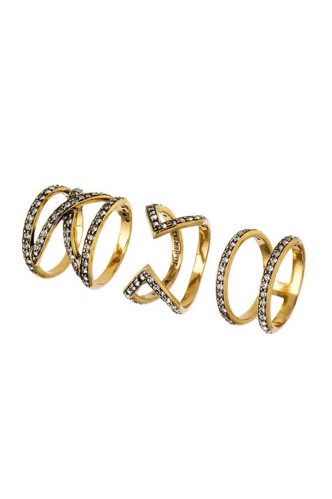 Kit de Anéis Line Classics Ouro Vintage  P