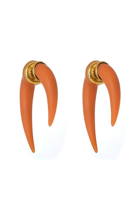Brinco Safari Resina Color Ouro Vintage