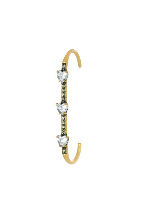 Cuff Romance Ouro Vintage