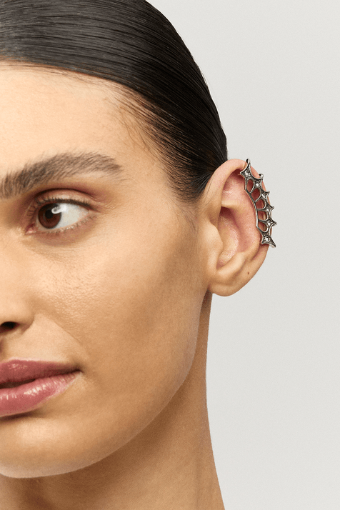 Brinco Lança Romance Prata Boho