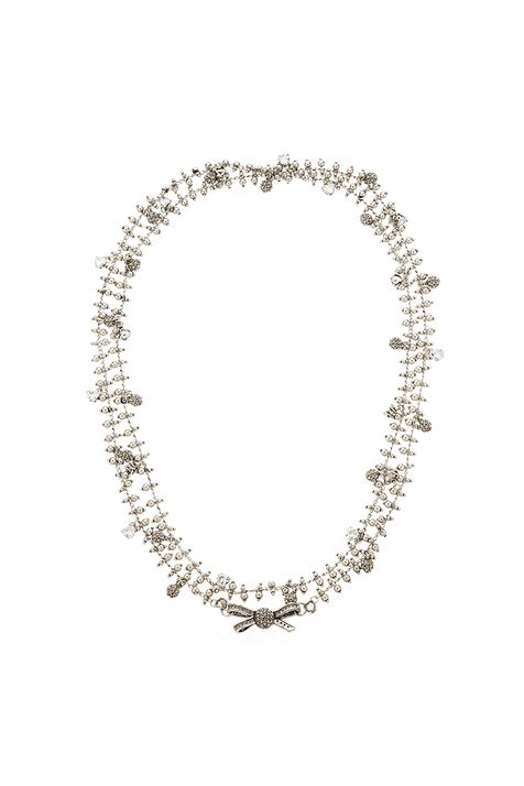 Colar Longo Pingentes Romance Prata Boho