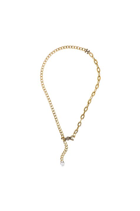 Colar Tie Romance Ouro Vintage