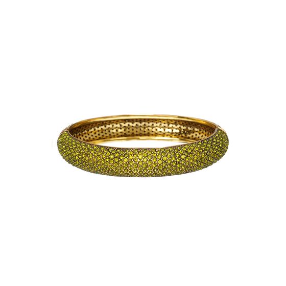 PULSEIRA-ANDY-OURO-VINTAGE-HECTOR-ALBERTAZZI-OLIVINE