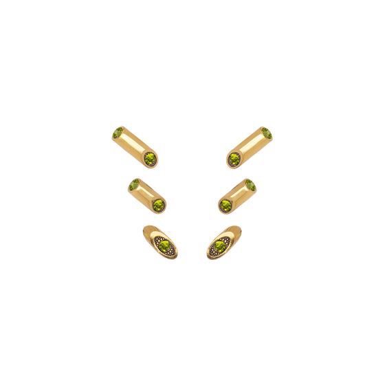 KIT-BRINCOS-STYLE-OURO-VINTAGE-HECTOR-ALBERTAZZI-OLIVINE