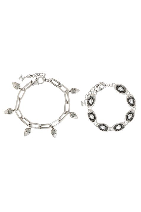 Kit de Pulseiras Sementes Prata Boho