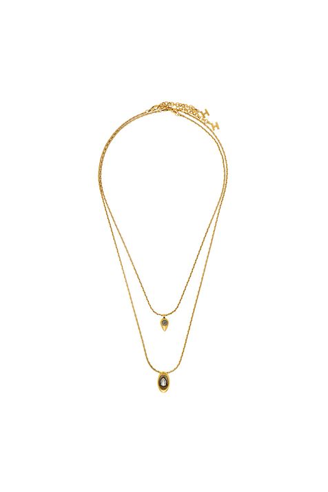 Kit de Colares Sementes Ouro Vintage