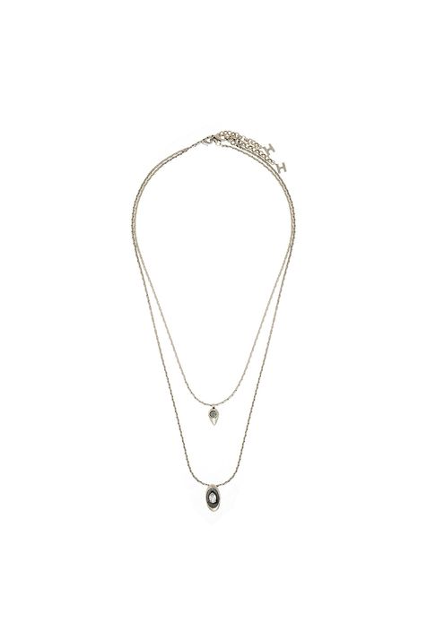 Kit de Colares Sementes Prata Boho