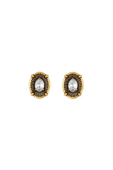 Brinco Mini Sementes Ouro Vintage