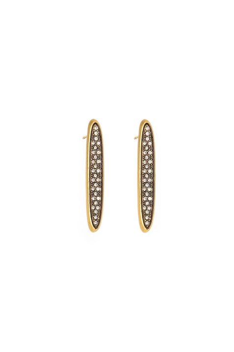 Brinco Stud Midi Paisagens Ouro Vintage TU