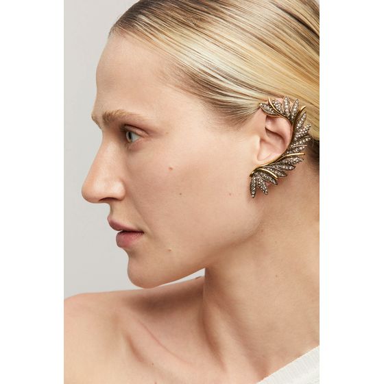 BRINCO-EARCUFF-MAXI-OURO-VINTAGE-FOLHANES-HECTOR-ALBERTAZZI