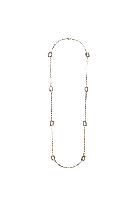 Colar Longo Alb#002 Prata Boho TU