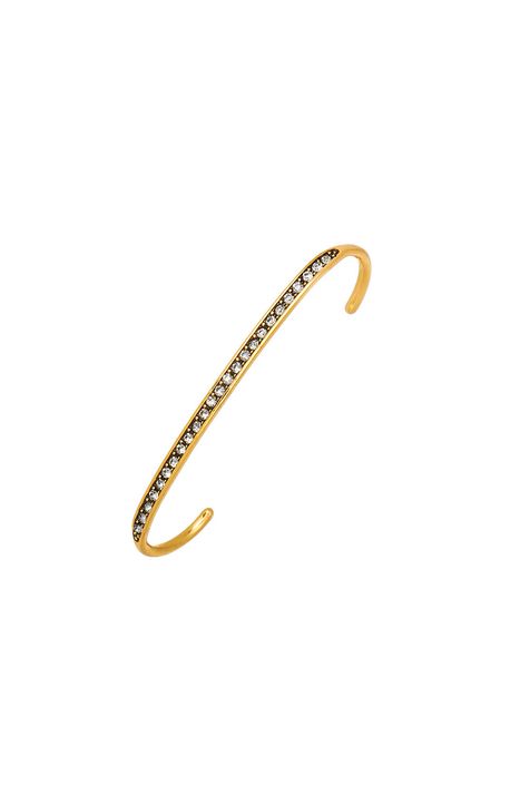 Cuff Strass Sementes Ouro Vintage TU