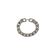 Pulseira Hoop Strass Alb#002 Prata Boho