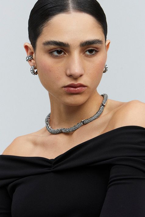 Colar Conceito Singular Prata Boho TU