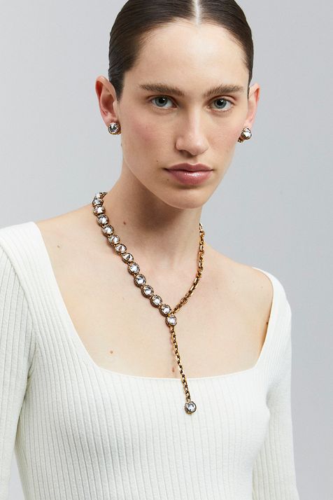 Colar Tie Singular Ouro Vintage TU