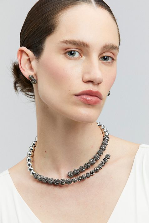 Colar Articulado Alma Prata Boho - TU