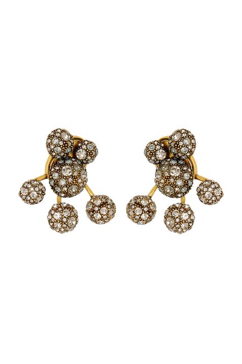 Brinco Front Back Alma Ouro Vintage - TU
