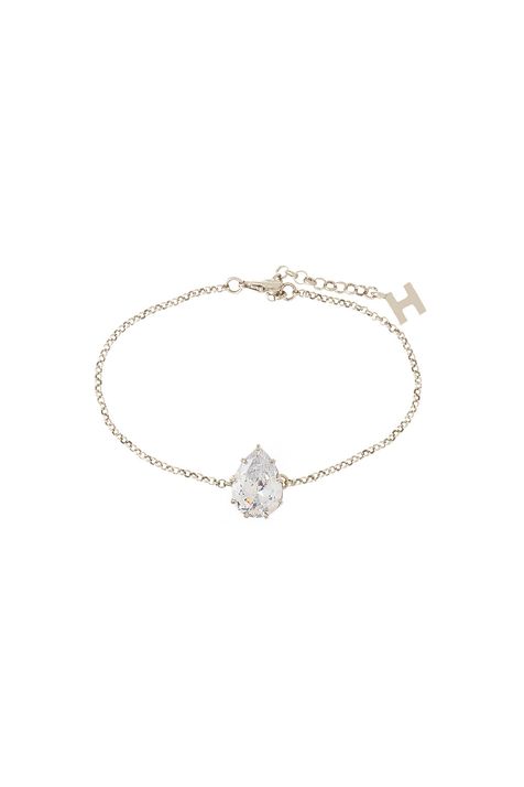 Pulseira Solitário Pear Classics Ouro Vintage - TU