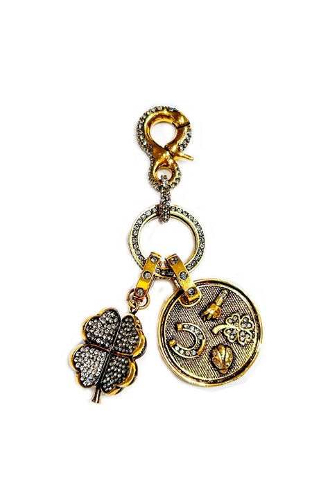 Chaveiro Boa Sorte H®  Ouro Vintage - TU