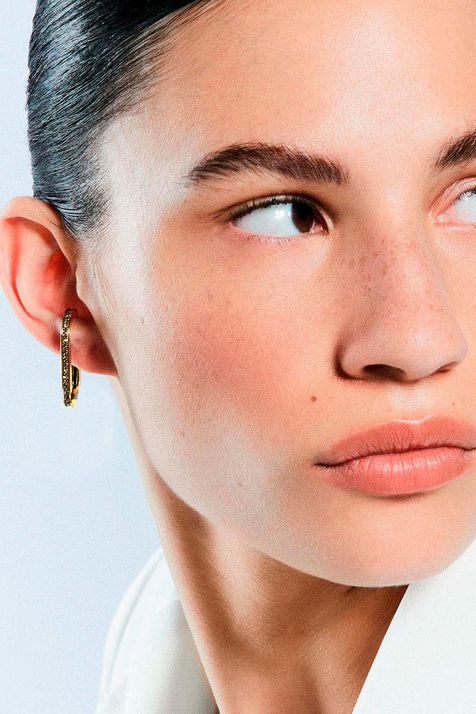 Earcuff Strass Classics Ouro Vintage - TU
