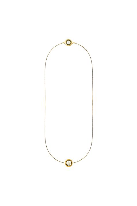 Colar Escapulário Pérola Sirius Ouro Vintage - TU