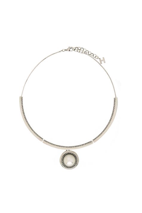 Colar Curto Pérola Sirius Prata Boho - TU
