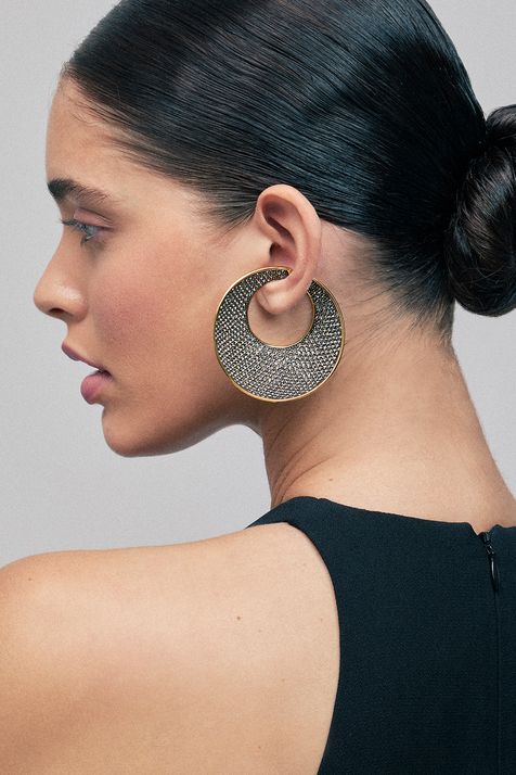 Brinco Ear Cuff Conceito Alpha Ouro Vintage - TU
