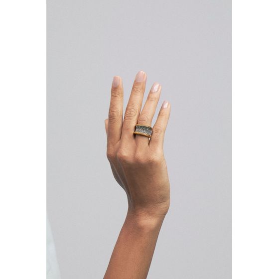 ANEL-STRASS-PRATA-OURO-VINTAGE-HECTOR-ALBERTAZZI