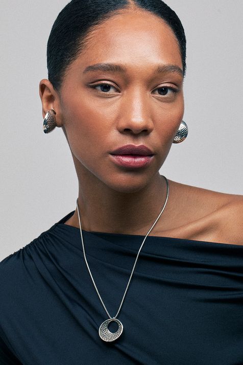 Colar Midi Alpha Prata Boho - TU