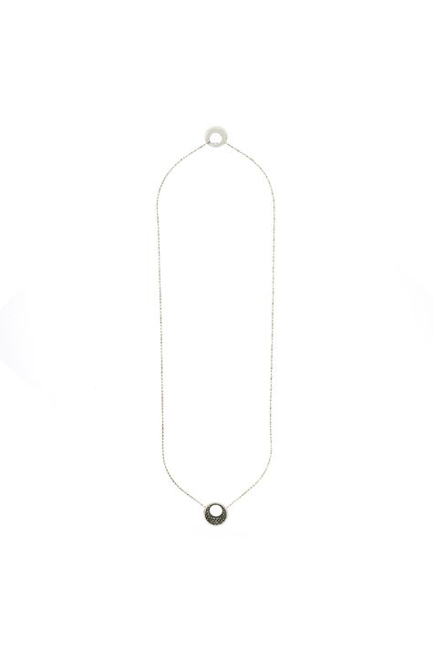 Colar Escapulário Alpha Prata Boho - TU