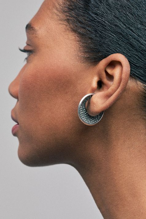 Brinco Ear Cuff Midi Alpha Prata Boho - TU