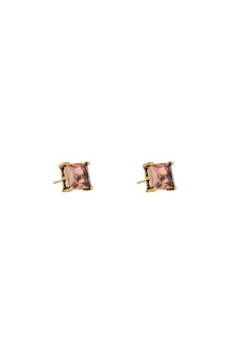 Brinco Mini Square Exclusive Ouro Vintage - TU