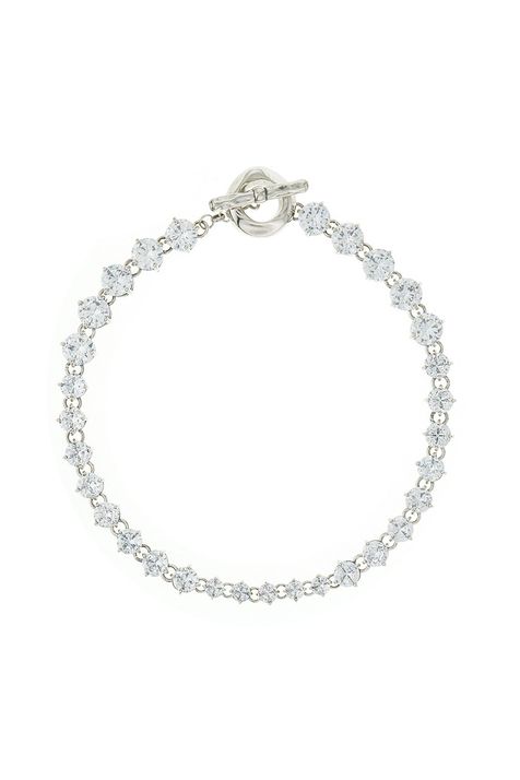 Colar Riviera Zircônias Mar Prata Boho - TU