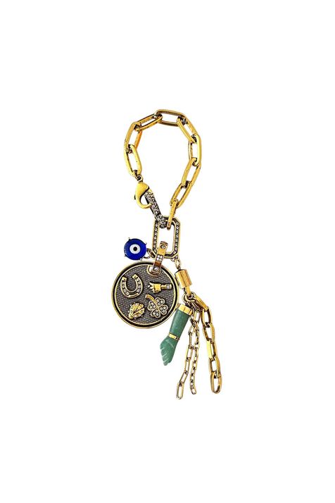 Bag Charm Sorte 2 Ouro Vintage - TU