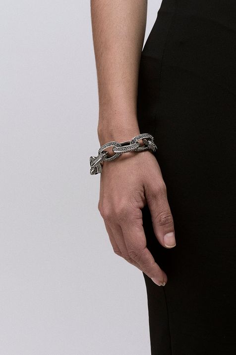 Pulseira Elos Vela Prata Boho - TU