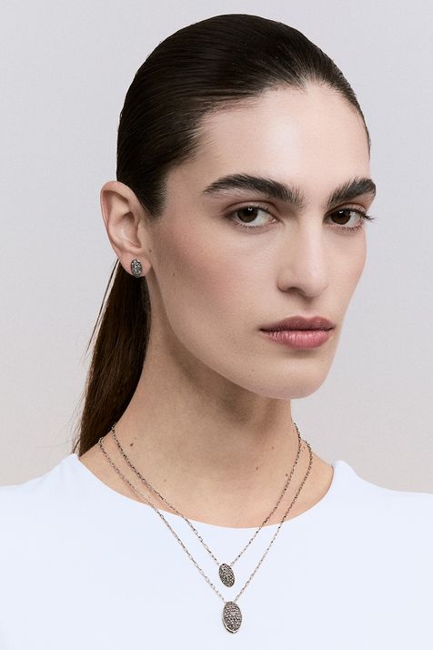Kit 2 Colares Vela Prata Boho - TU
