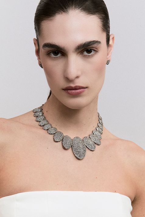 Colar Conceito Vela Prata Boho - TU