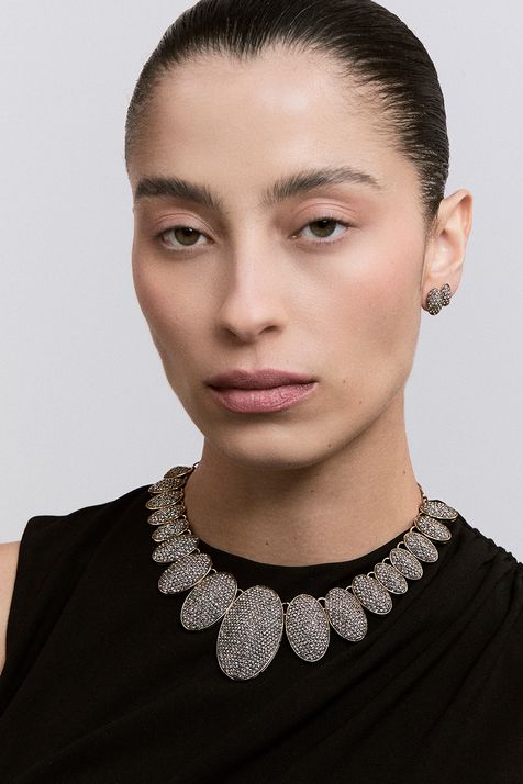 Colar Conceito Vela Ouro Vintage - TU