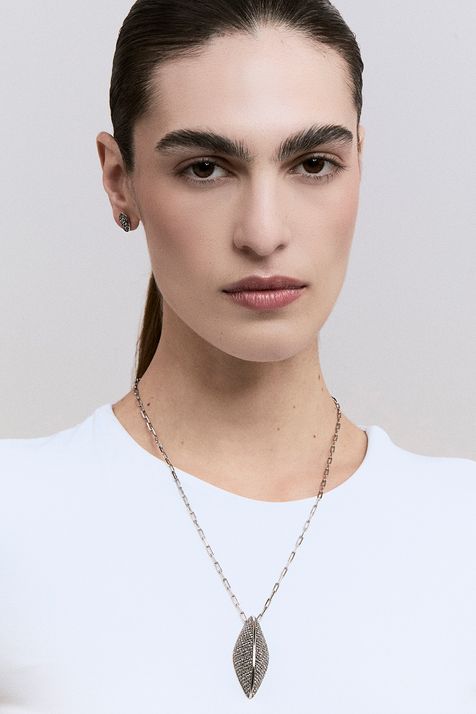 Colar Midi Vela Prata Boho - TU